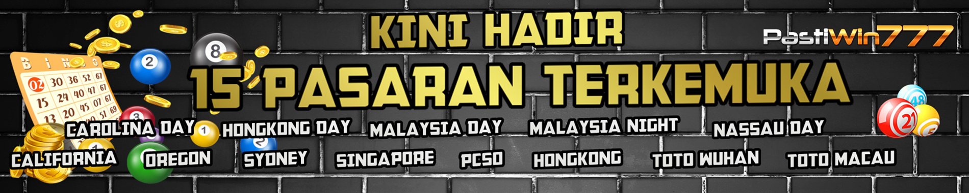 pasaran togel terkemuka pastiwin777